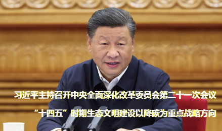 “十四五”時期生態文明建設以降碳為重點戰略方向